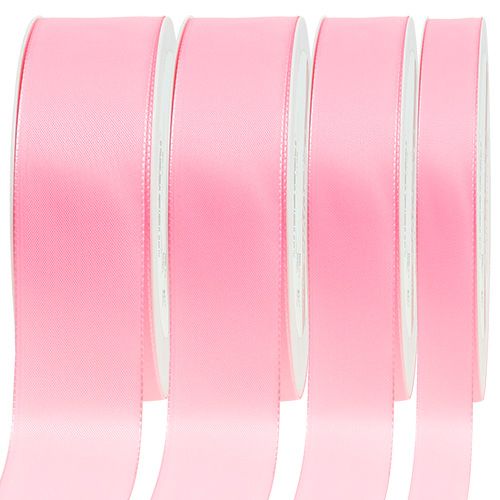Ruban cadeau et décoration 50m rose clair
