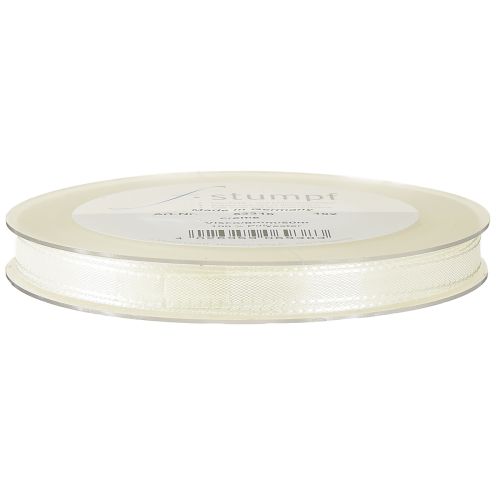 Article Ruban cadeau et décoration crème 8mm 50m