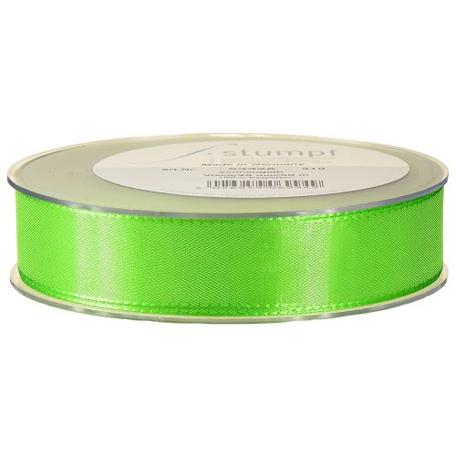 Article Ruban cadeau et décoration vert clair 25 mm 50 m