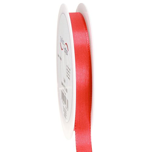 Article Ruban cadeau et décoration rouge 15 mm 50 m