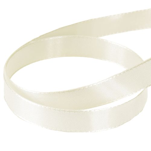 Article Ruban cadeau et décoration ruban taffetas crème 15mm 50m