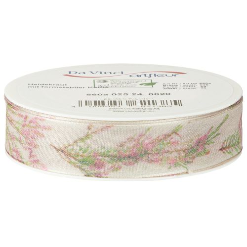 Article Ruban cadeau ruban automne tissu chiné ruban 25mm 20m