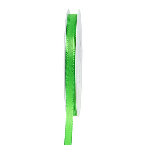 Floristik24 Ruban cadeau vert 8mm 50m