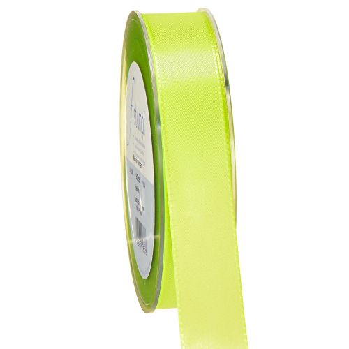 Article Ruban cadeau vert citron 25 mm 50 m
