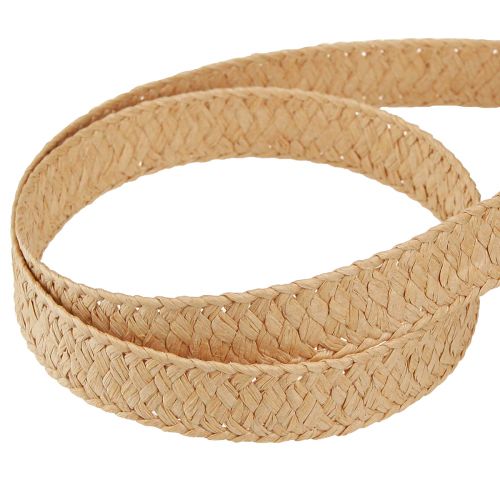 Article Ruban cadeau papier tressé ruban de papier naturel 20mm 10m