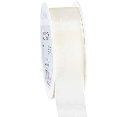 Article Ruban cadeau et ruban décoratif ruban taffetas crème 40mm 50m