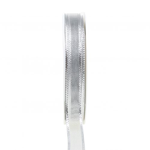 Article Ruban Cadeau Bague Argent Effet 15mm 25m