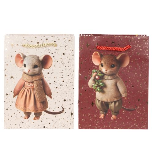 Sachet cadeau Noël avec motifs