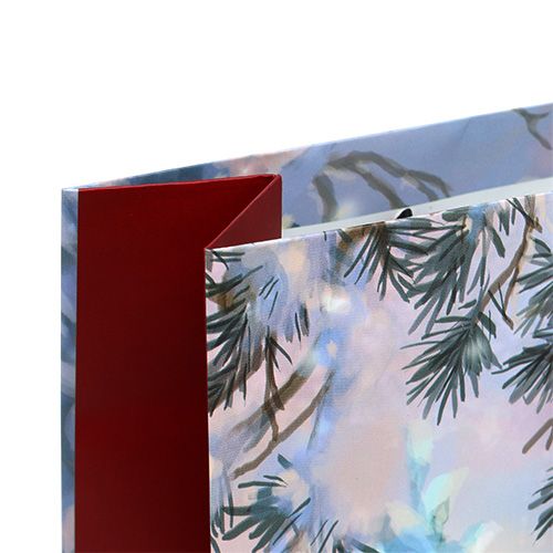 Floristik24 Sac cadeau grand bonhomme de neige 25cm x 34,5cm 1p