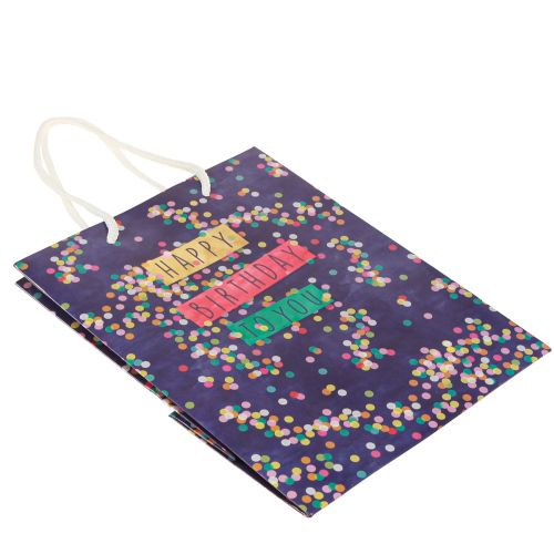 Article Sac cadeau anniversaire « Joyeux anniversaire » papier 18×10×23cm 2pcs