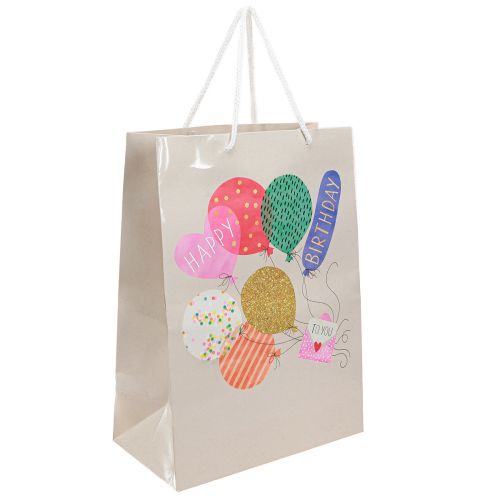 Article Sac cadeau « Joyeux anniversaire » sac d&#39;anniversaire papier 26×14×36cm 2pcs