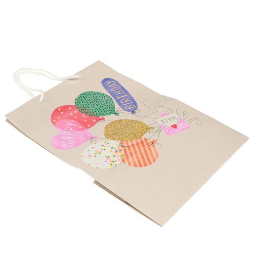 Article Sac cadeau « Joyeux anniversaire » sac d&#39;anniversaire papier 26×14×36cm 2pcs