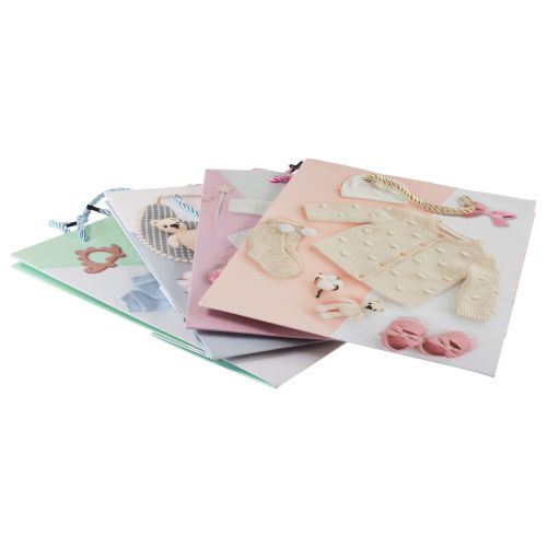 Article Sacs cadeaux sacs cadeaux bébé naissance 23×18cm 12pcs