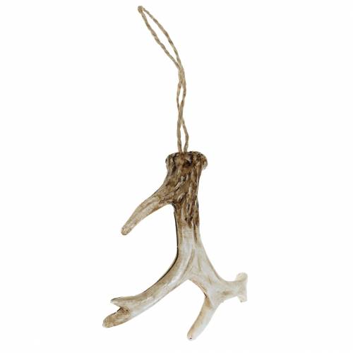 Article Pendentif de Noël décoration bois décorations d'arbre de Noël 7 cm 8 pièces
