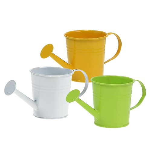 Floristik24 Arrosoir Ø 5,5 cm H. 5,5 cm 12 p. jaune/vert/blanc