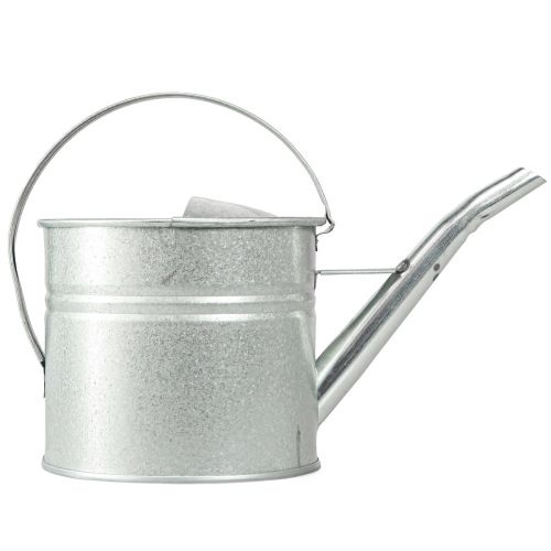 Article Arrosoir décoration métal argent vintage 30×13×14cm 1,25l