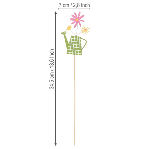 Article Décorations pour arrosoirs, idéales pour la décoration printanière du jardin ou des pots de fleurs (12 pièces)