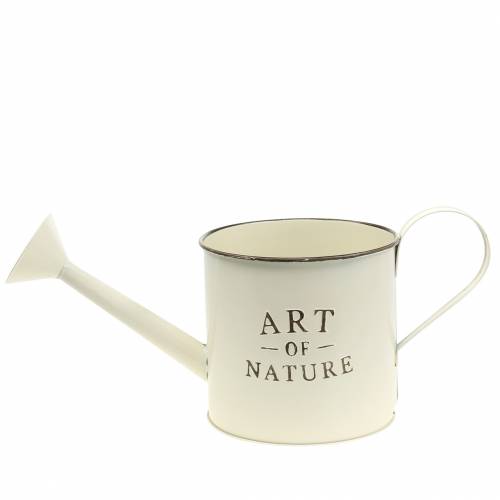 Article Pot de fleur arrosoir crème zinc Ø16,5cm H17cm