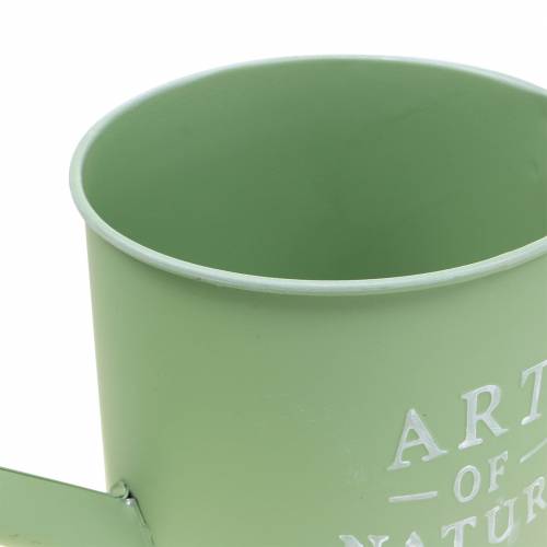 Article Pot de fleur arrosoir vert menthe zinc Ø16,5cm H17cm