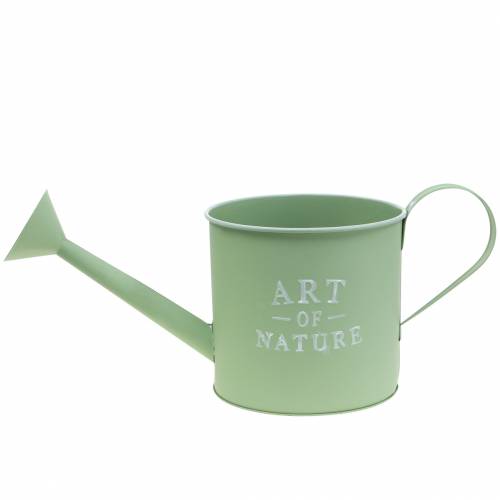 Article Pot de fleur arrosoir vert menthe zinc Ø16,5cm H17cm
