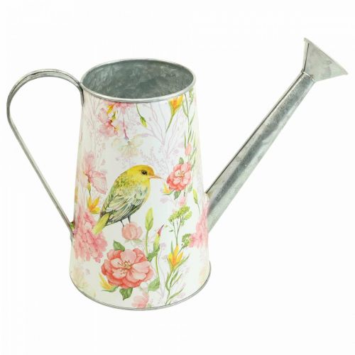 Arrosoir décoratif en métal à planter, jardinière H22cm
