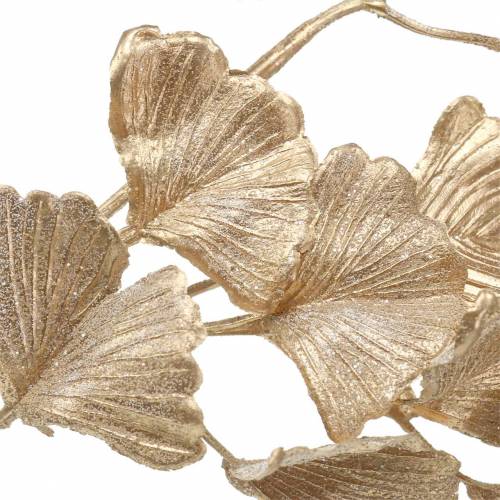 Floristik24 Branche de Ginkgo artificielle or 90cm