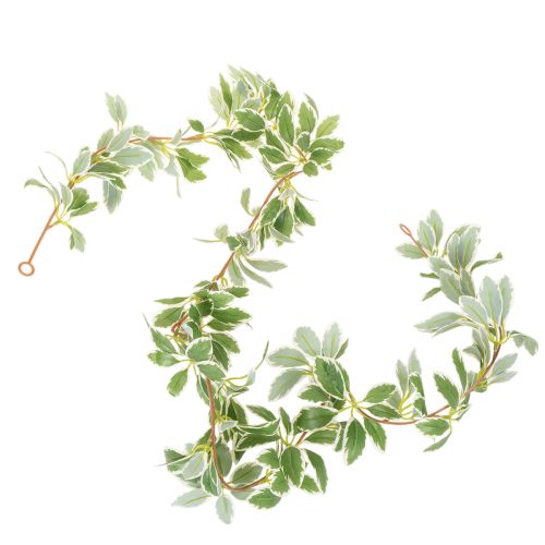 Guirlande artificielle feuilles panachées en plastique 175 cm | Floristik24.fr