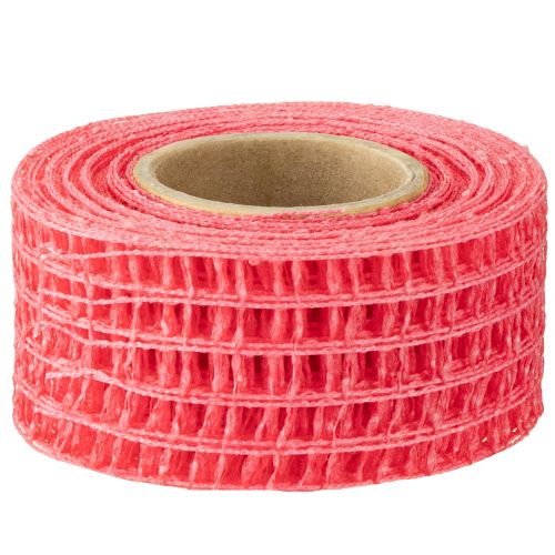 Article Ruban mesh 4,5cm x 10m rose