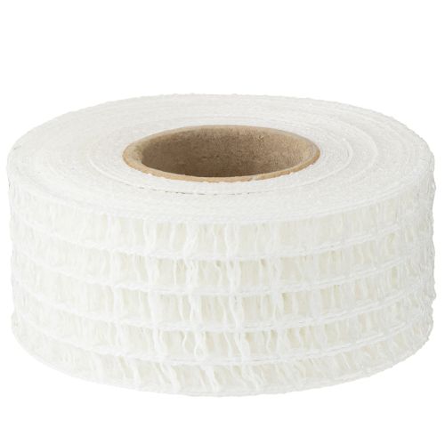 Article Ruban grillagé 4,5 cm x 10 m blanc