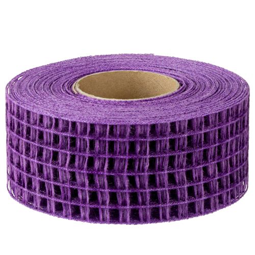 Article Ruban à mailles 4,5 cm x 10 m violet
