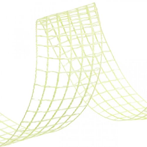 Floristik24 Ruban adhésif déco treillis ruban adhésif déco jaune citron vert 4,5 cm x 10 m