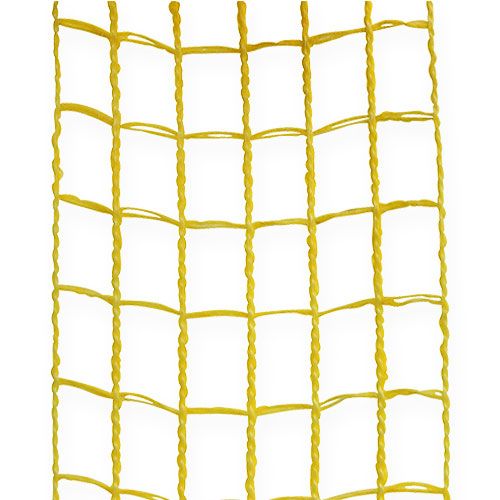 Floristik24 Ruban grillagé jaune 4,5 cm x 10 m