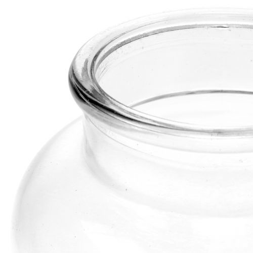 Floristik24 Vase en verre Ø14cm H16,5cm