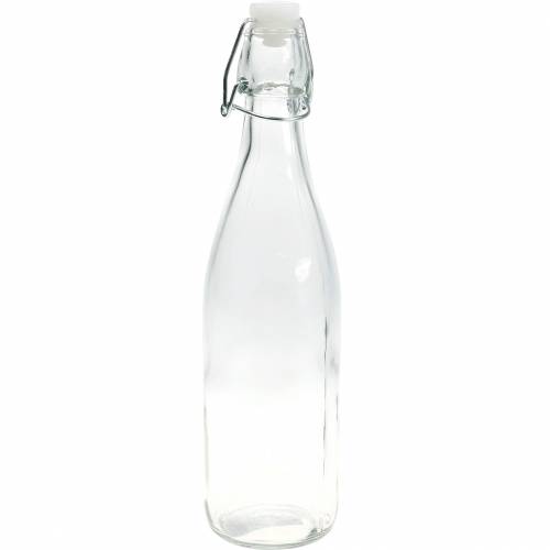 Bouteille décorative, bouteille flip-top, vase en verre pour le remplissage, bougeoir