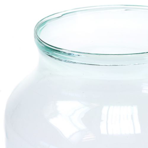 Article Vase de sol en verre déco Ø21cm H30cm