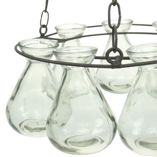 Floristik24 Guirlande à suspendre avec vases à fleurs Ø24cm