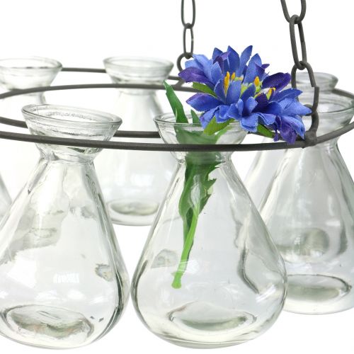 Floristik24 Guirlande à suspendre avec vases à fleurs Ø24cm