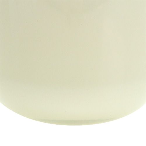 Article Cache-pot en verre Ø12.5cm H11cm Crème