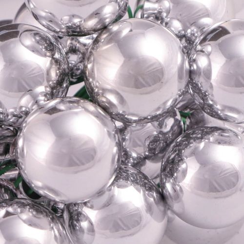 Article Boules de verre argent sur fil miroir baies Ø20mm 140 pièces