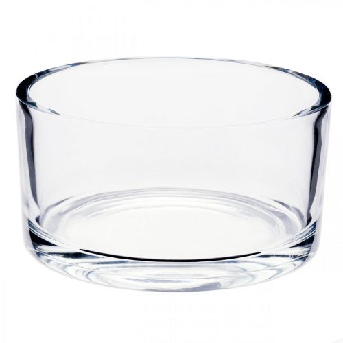 Floristik24 Bol en verre bol verre clair Ø15cm H8cm