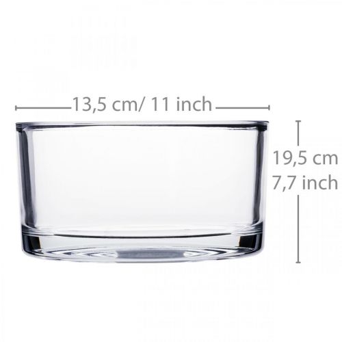 Article Bol en verre bol verre clair Ø15cm H8cm