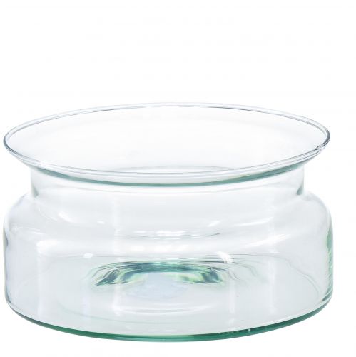 Floristik24 Bol en verre bol décoratif bol de natation en verre Ø16cm H8cm