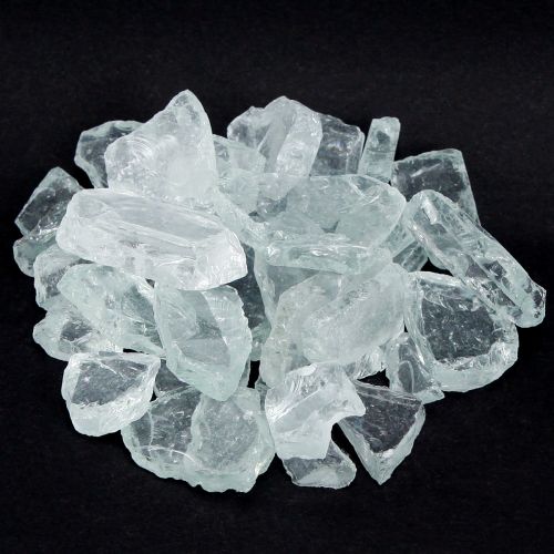 Article Pierres de verre 25mm - 35mm couleurs naturelles 2kg