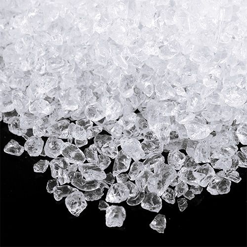 Floristik24 Pierres de verre 2mm - 4mm coloris naturel 2kg
