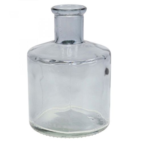 Article Vase en verre flacons d&#39;apothicaire décoratif vase décoratif en verre teinté Ø7cm 6 pièces