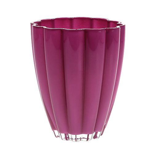 Floristik24 Vase en verre "Bloom" Erika Ø14cm H17cm