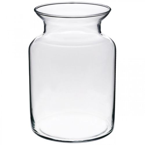 Floristik24 Vase fleur en verre large clair Ø12cm H20cm