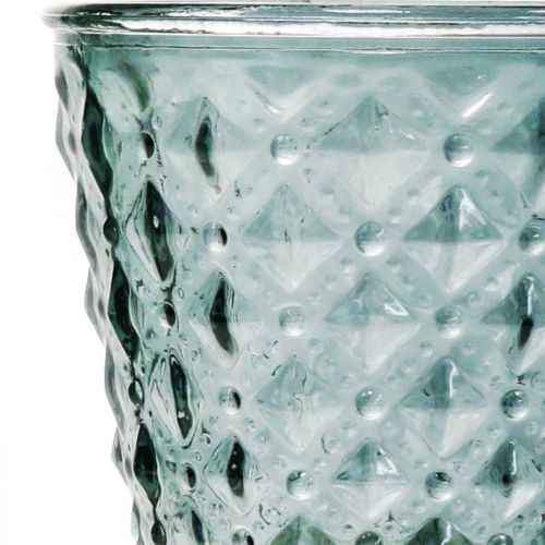 Floristik24 Trophée en verre avec pied, lanterne en verre Ø11cm H15.5cm