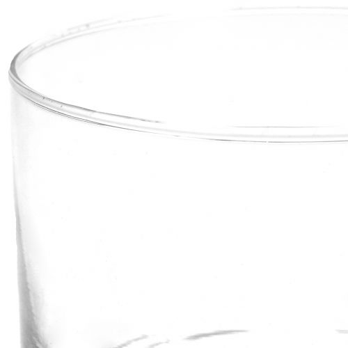 Article Vase en verre cylindre en verre Ø9cm H7cm