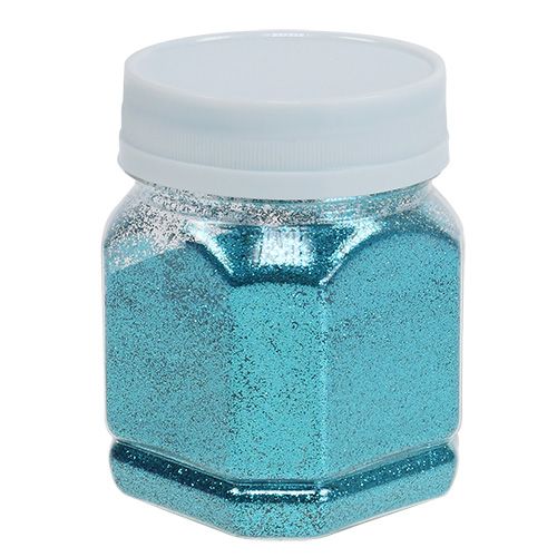 Floristik24 Poudre de paillettes turquoise 115 g